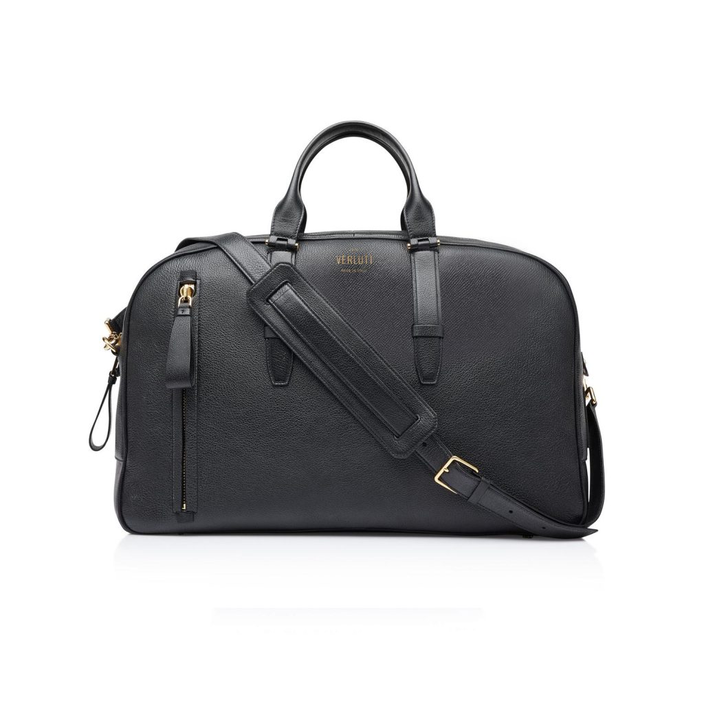 Soft Grain Leather Bowling Bag | Verluti | A Gym bag or perhaps a weekend bag | Front